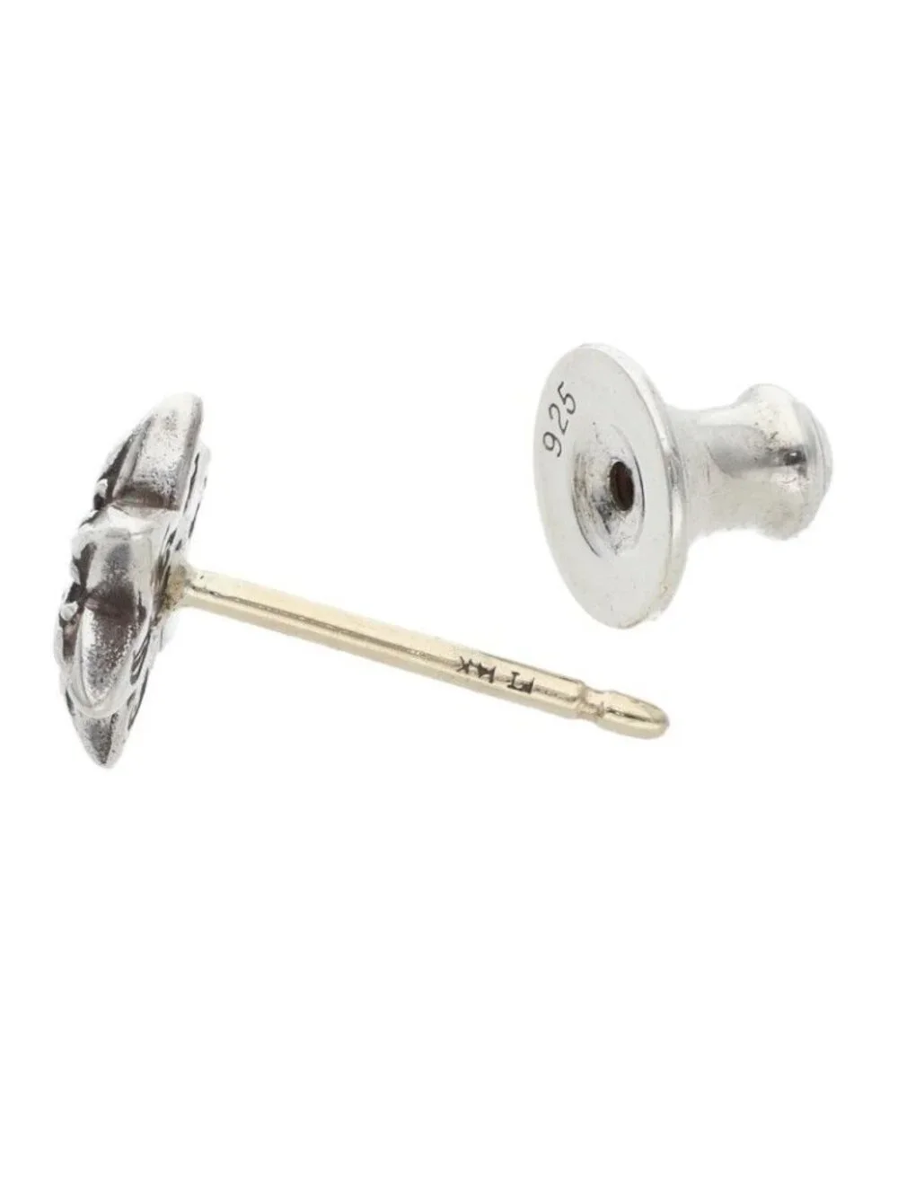 Chrome Hearts CO Star Dmnd Stud 1 Diamond Silver Single Earring